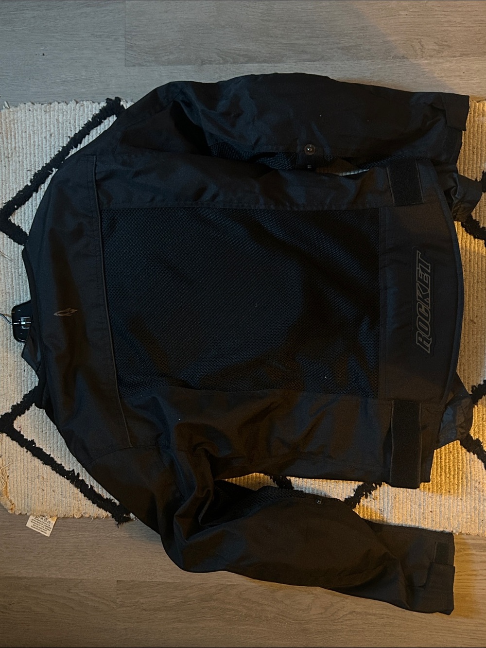Joe Rocket Black Mesh Utility Riding Jacket - Picture 2 of 4